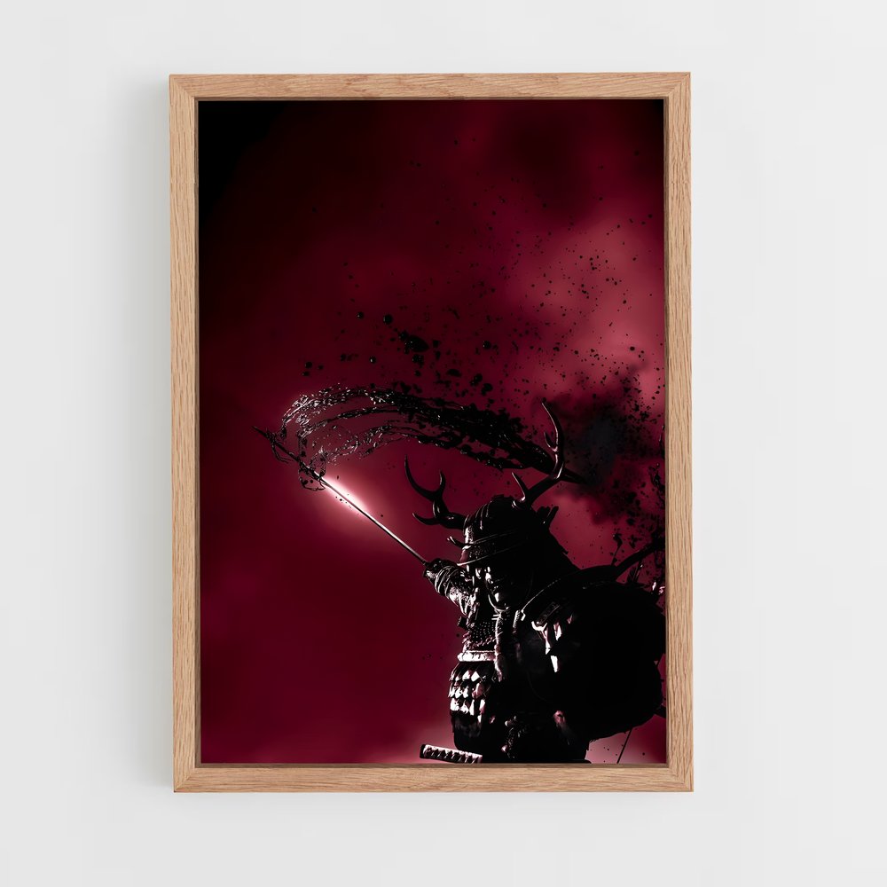 Poster Ombres de Samouraï – affiche Ghost of tsushima (vue 4)